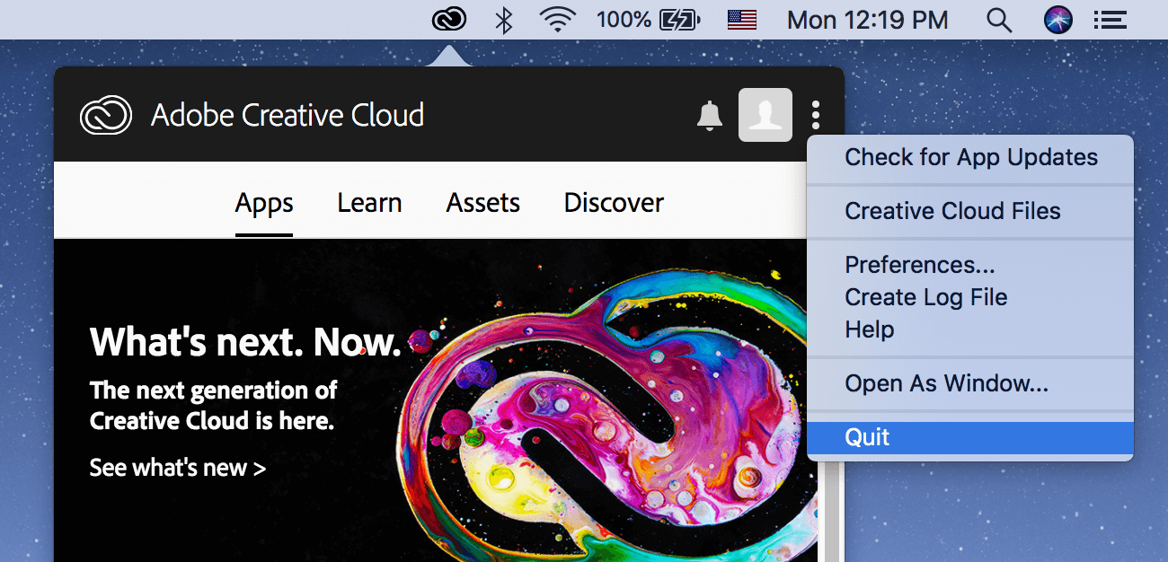 creative cloud for mac install